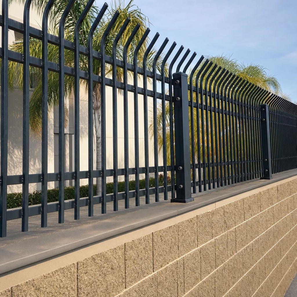 security fencing project in Mobile