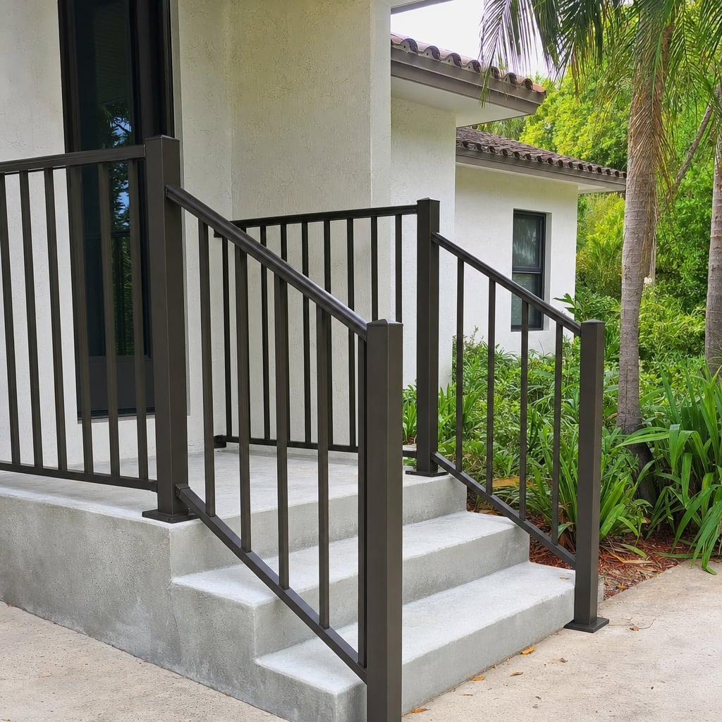 handrail welding repair project in Orlando