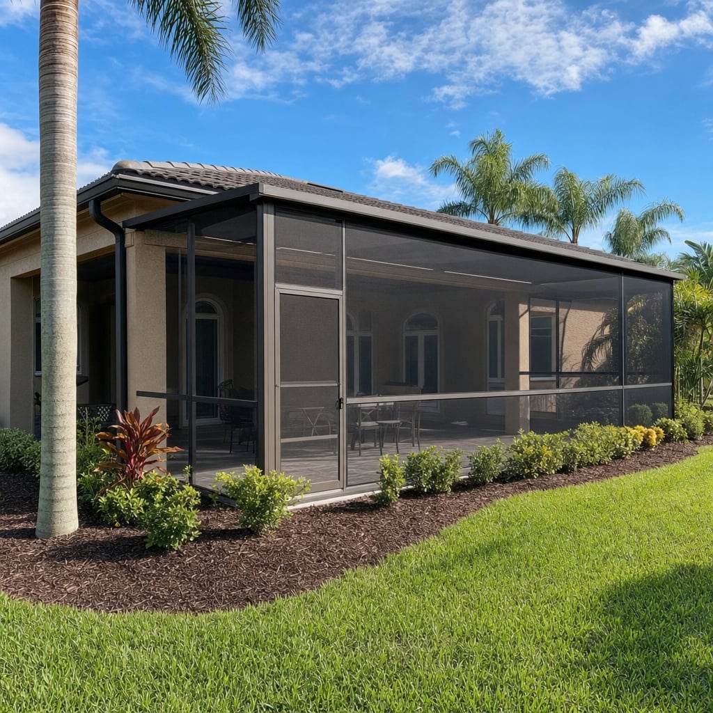 Screening projects by Palm Coast Screens in Palm Coast, FL
