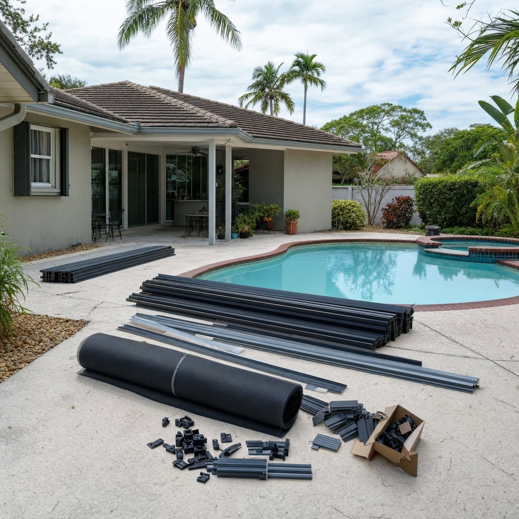 Screening projects by Palm Coast Screens in Palm Coast, FL