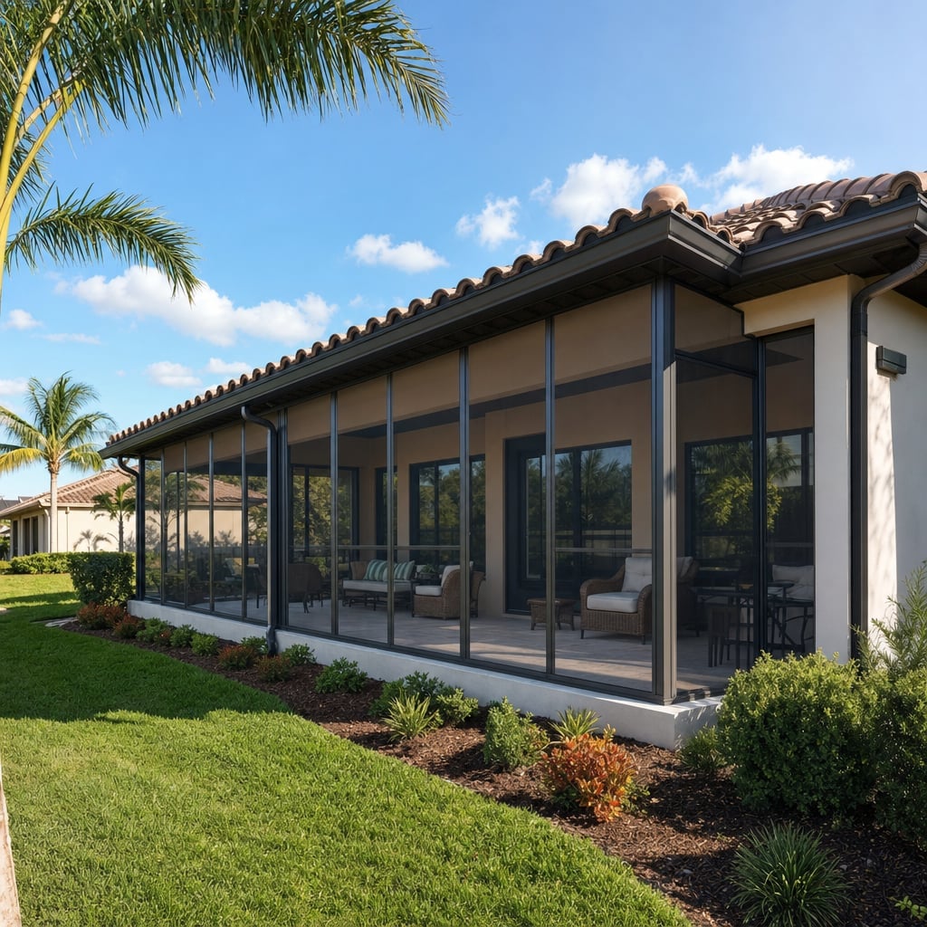 Screening projects by Palm Coast Screens in Palm Coast, FL