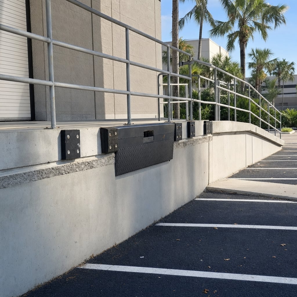 dock ramp welding project in Miami