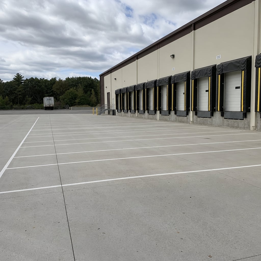 concrete loading dock project in Clermont