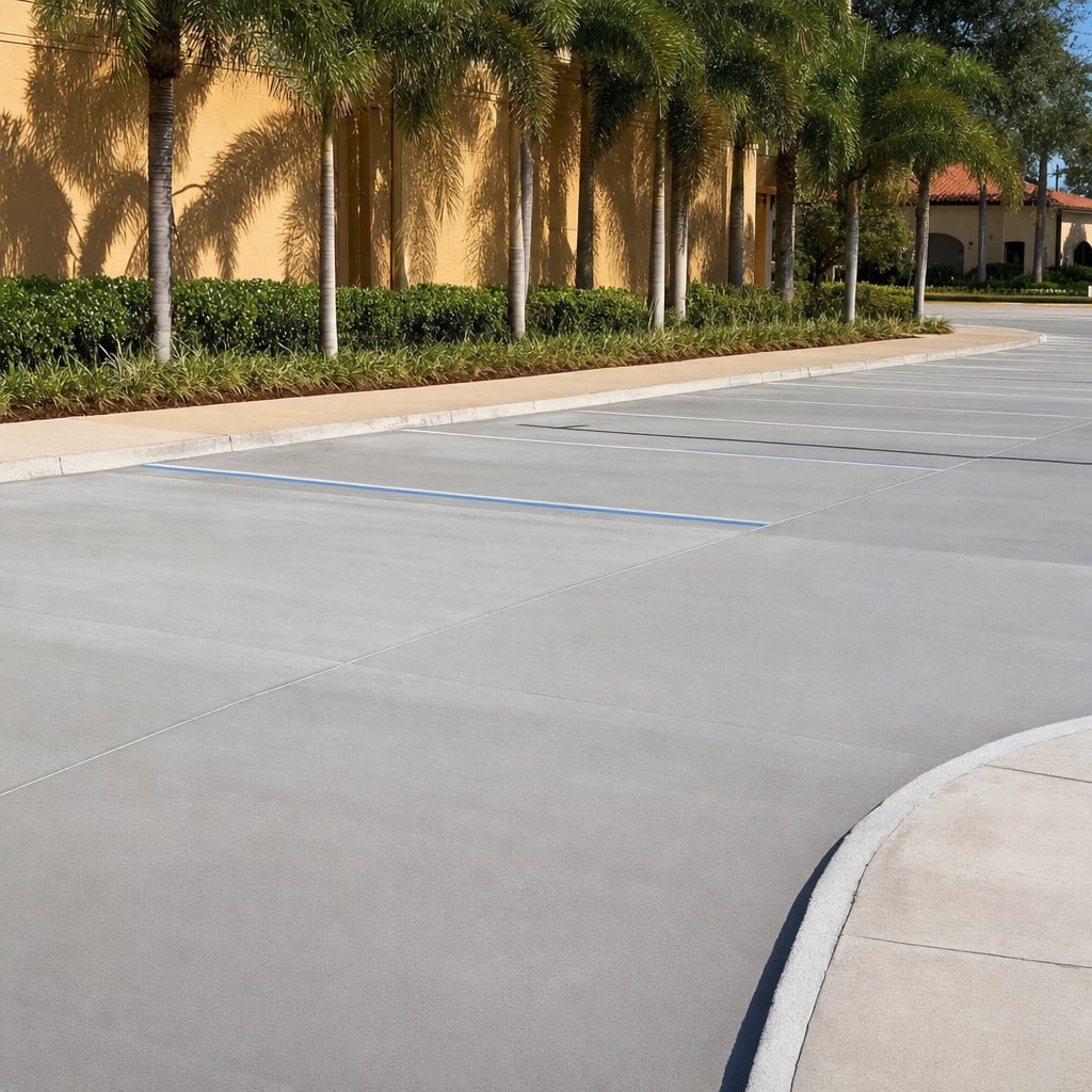 Parking Lot Concrete