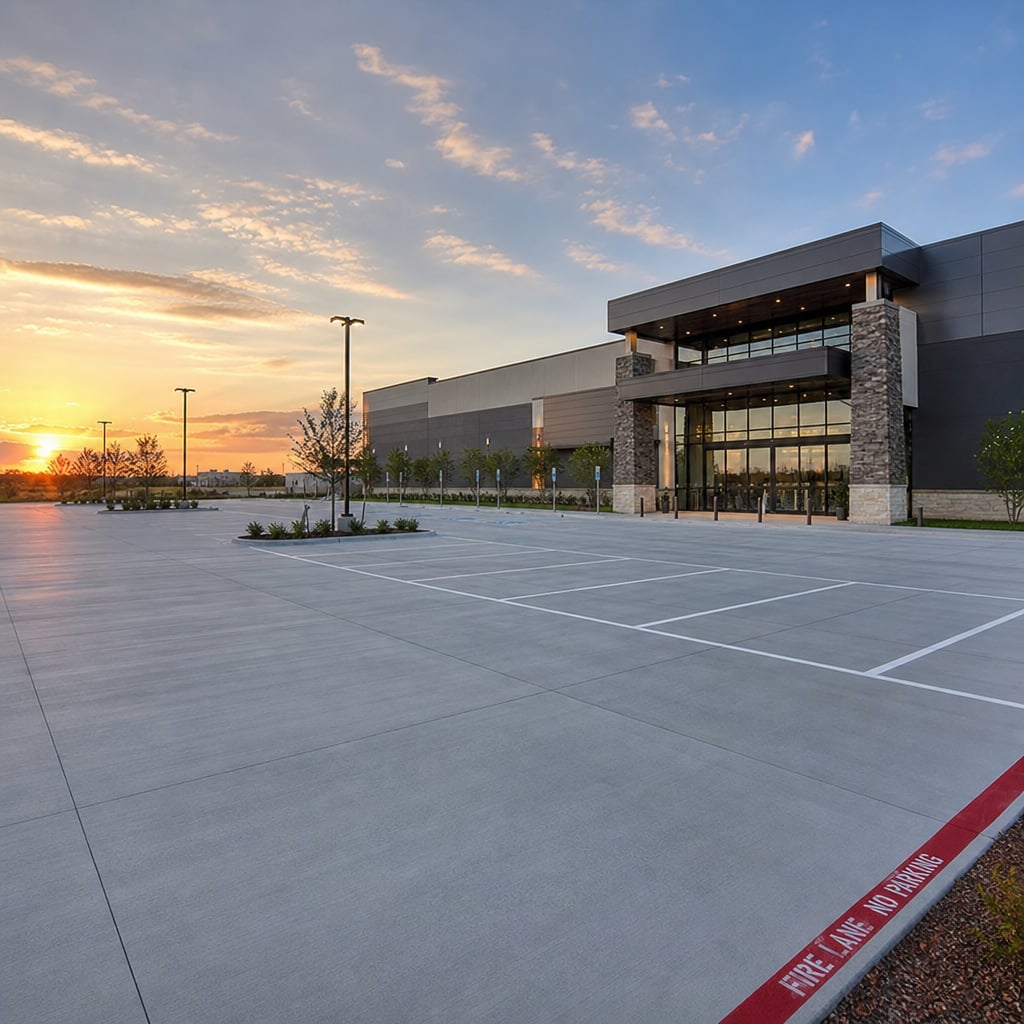 Parking Lot Concrete