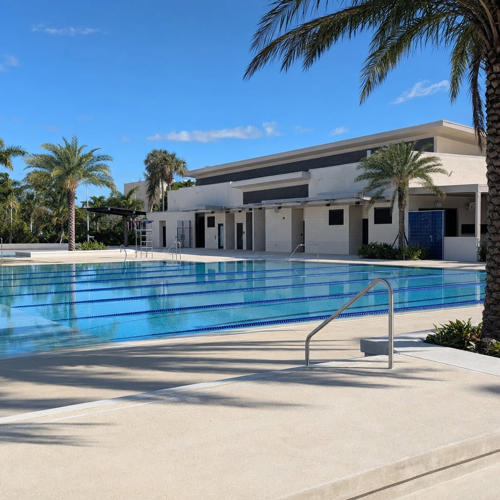 competition pool project in Port Orange