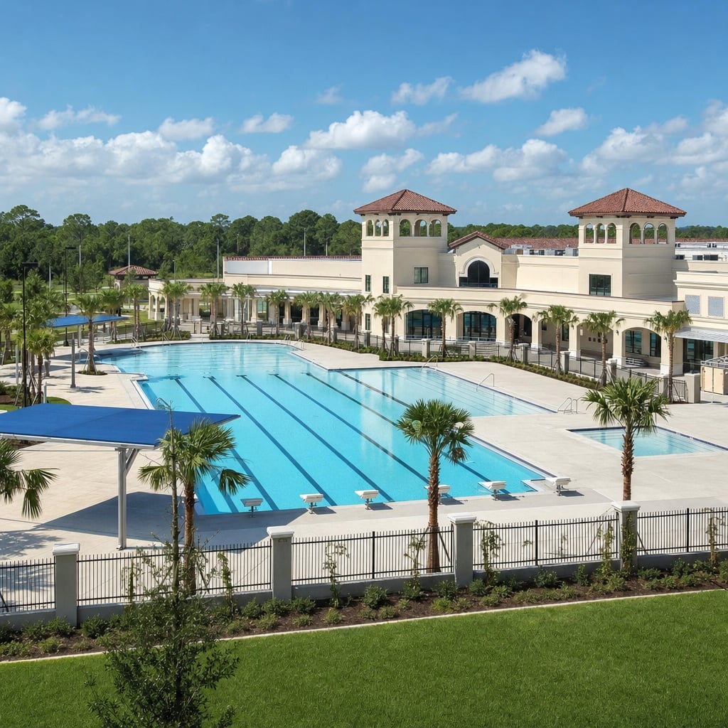 competition pool project in Port Orange