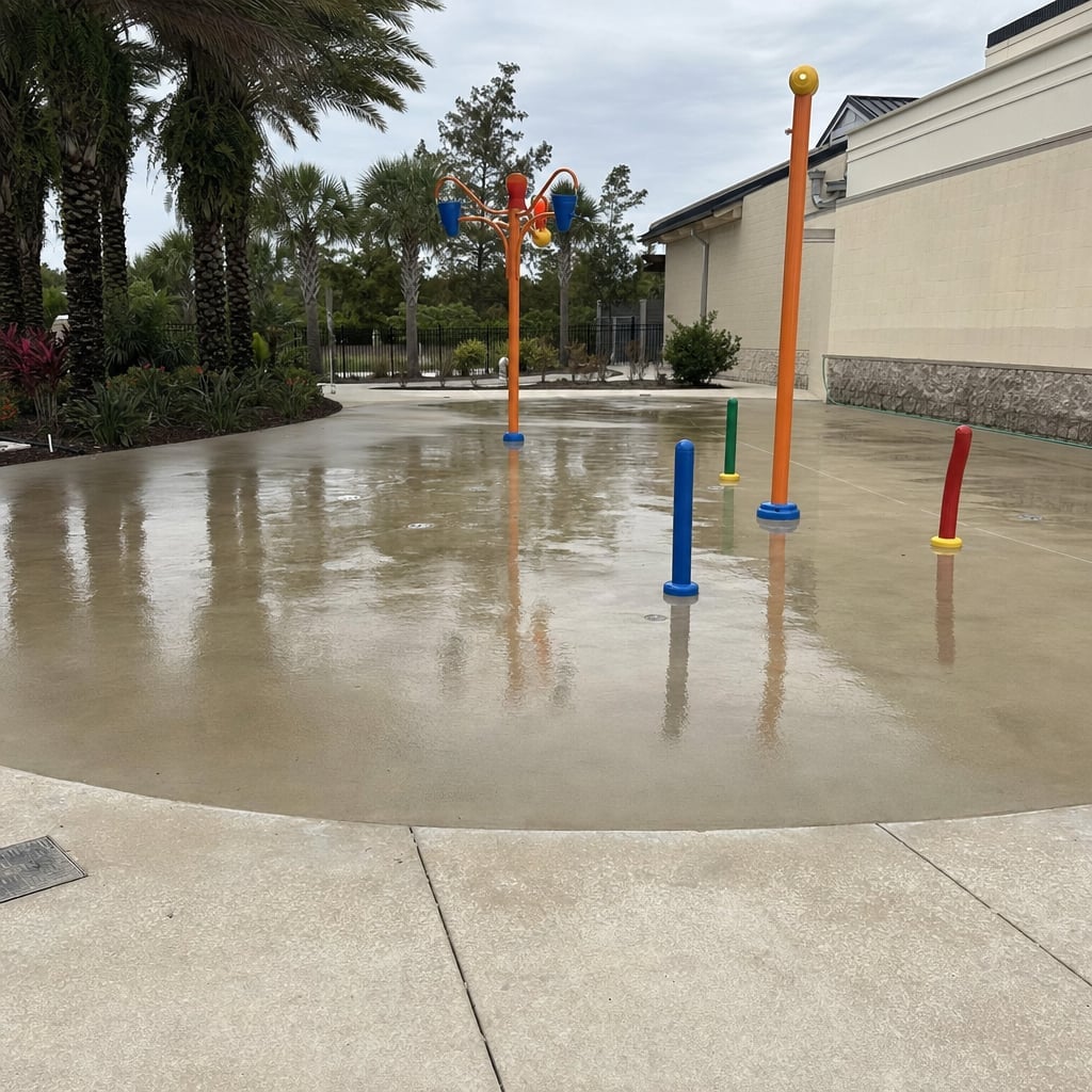splash pad project in Ocala