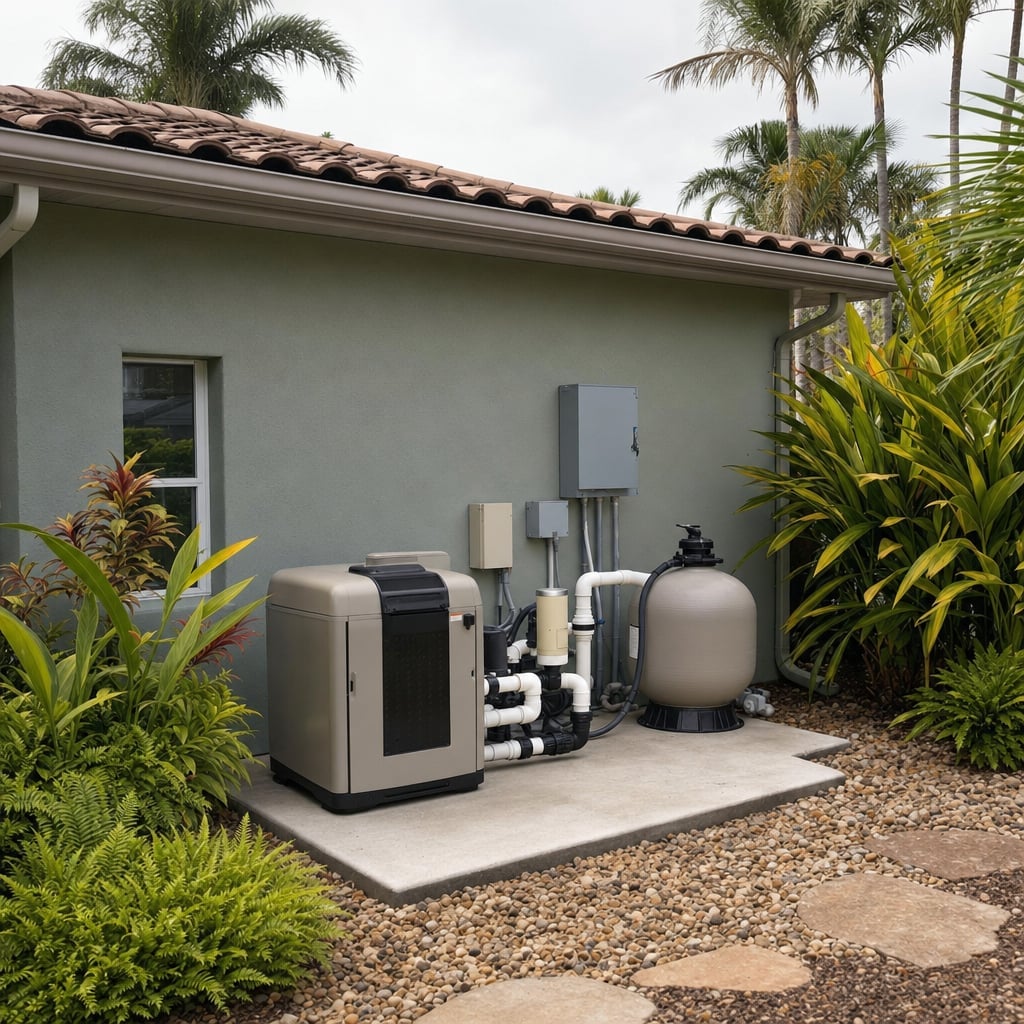 pool heater project in Ocala