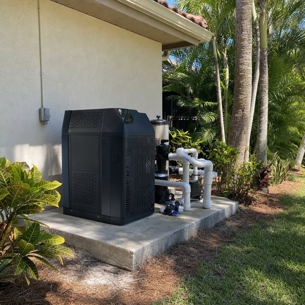 pool heater project in Ocala