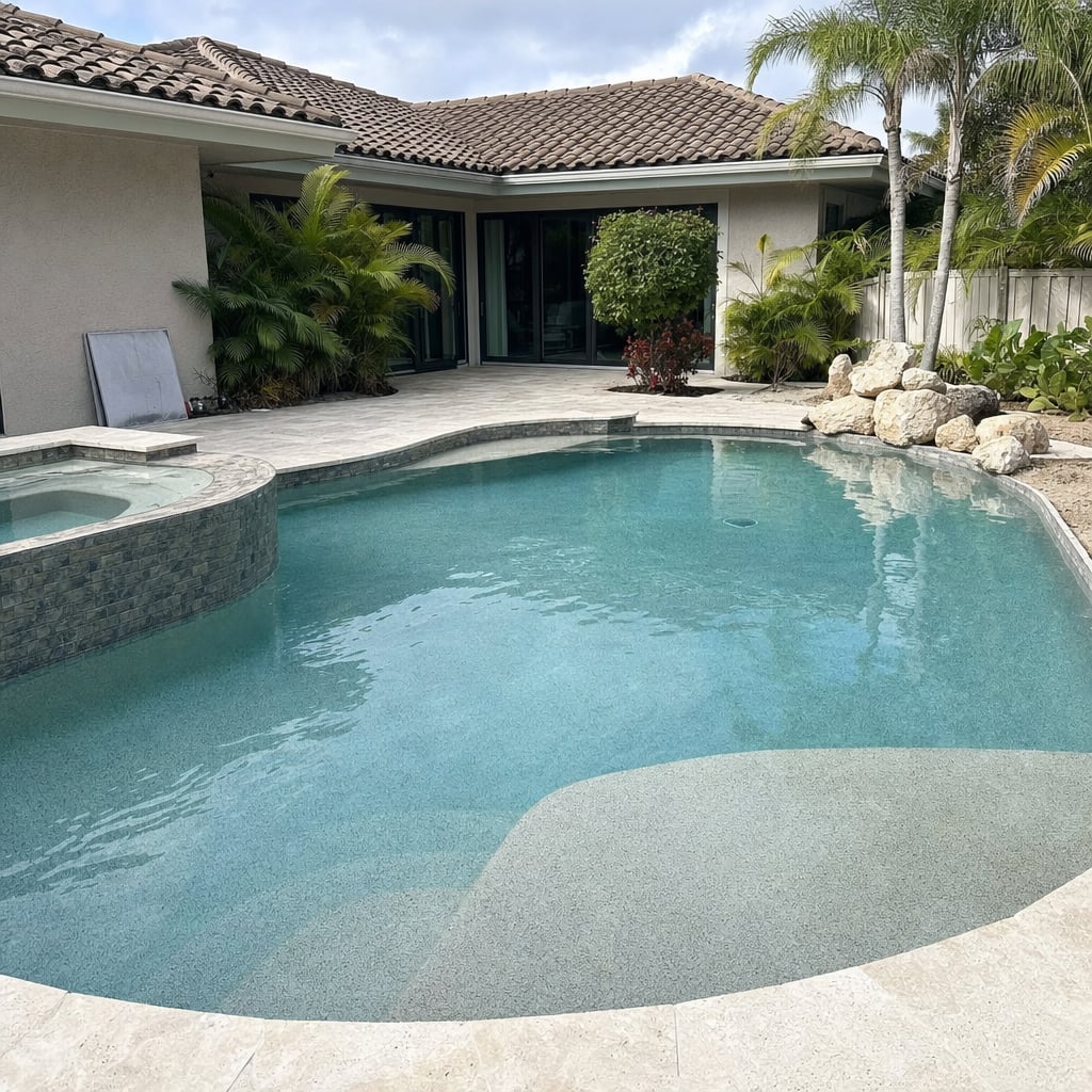 pool resurfacing project in Ocala