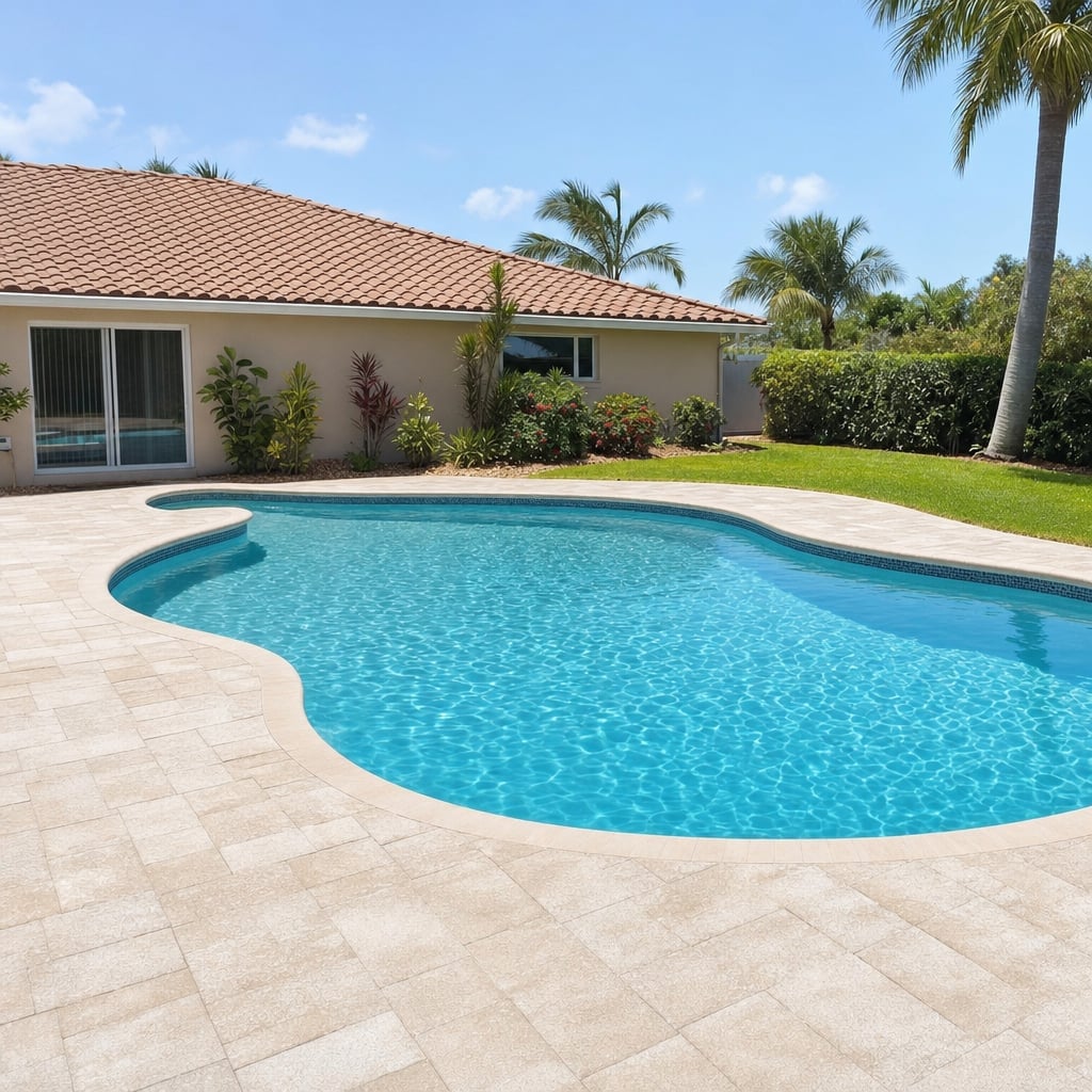 vinyl liner pool project in Ocala