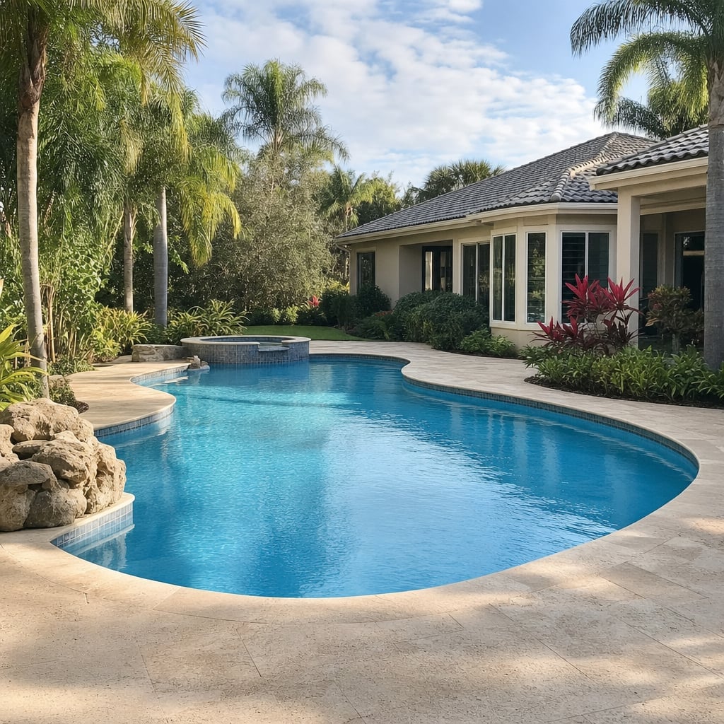 vinyl liner pool project in Ocala