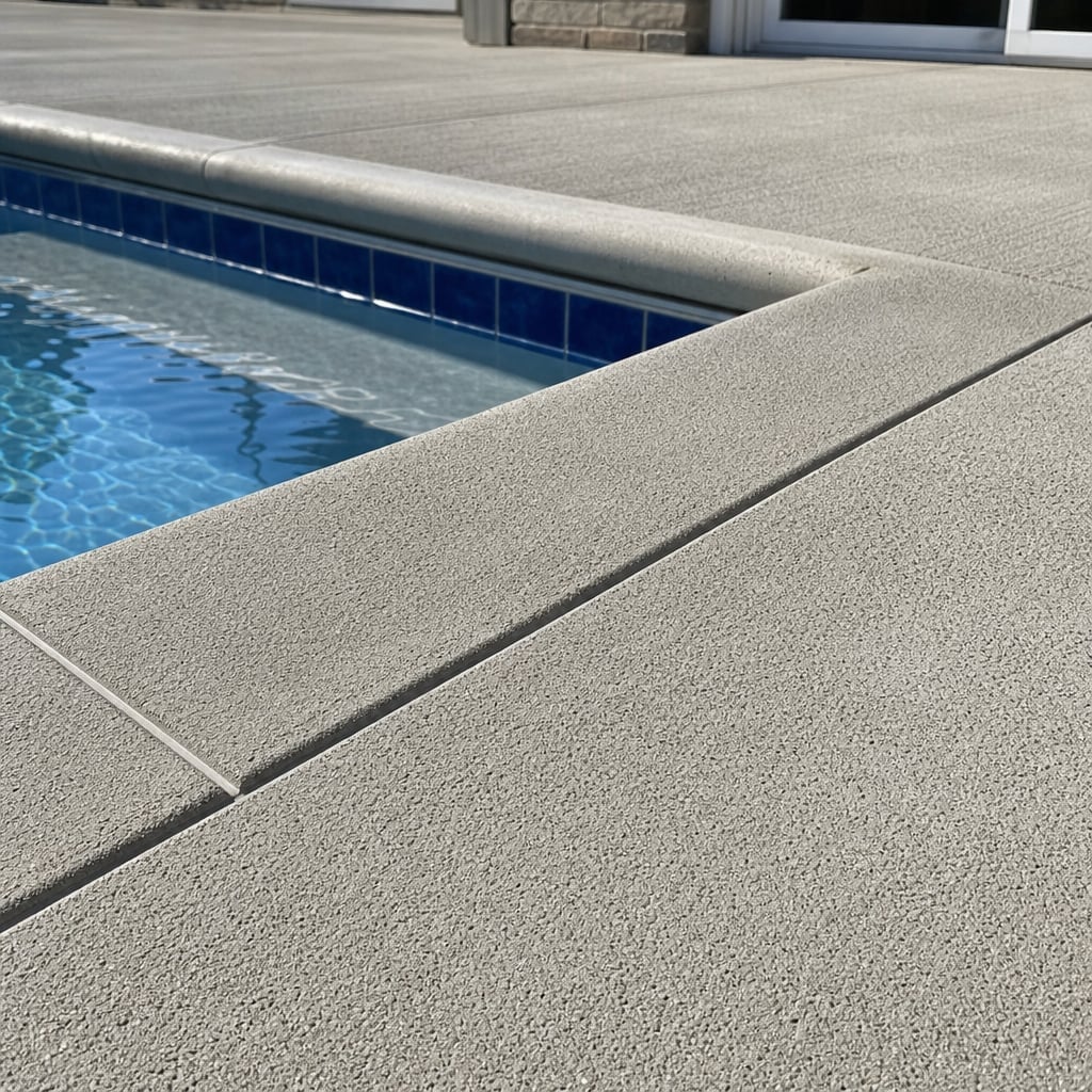 concrete pool deck project in Clermont