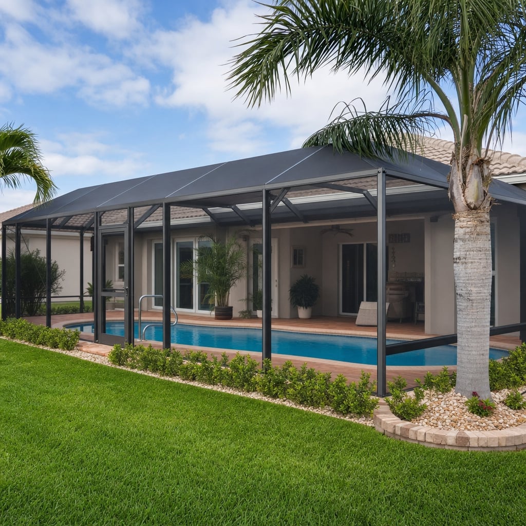 Pool Screen Enclosure Installation & Repair