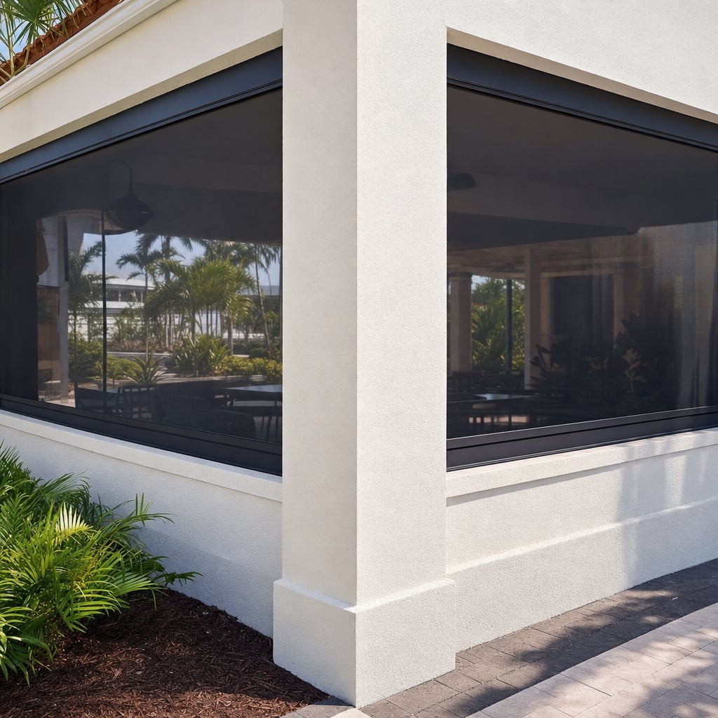 restaurant patio enclosure project in Palm Coast
