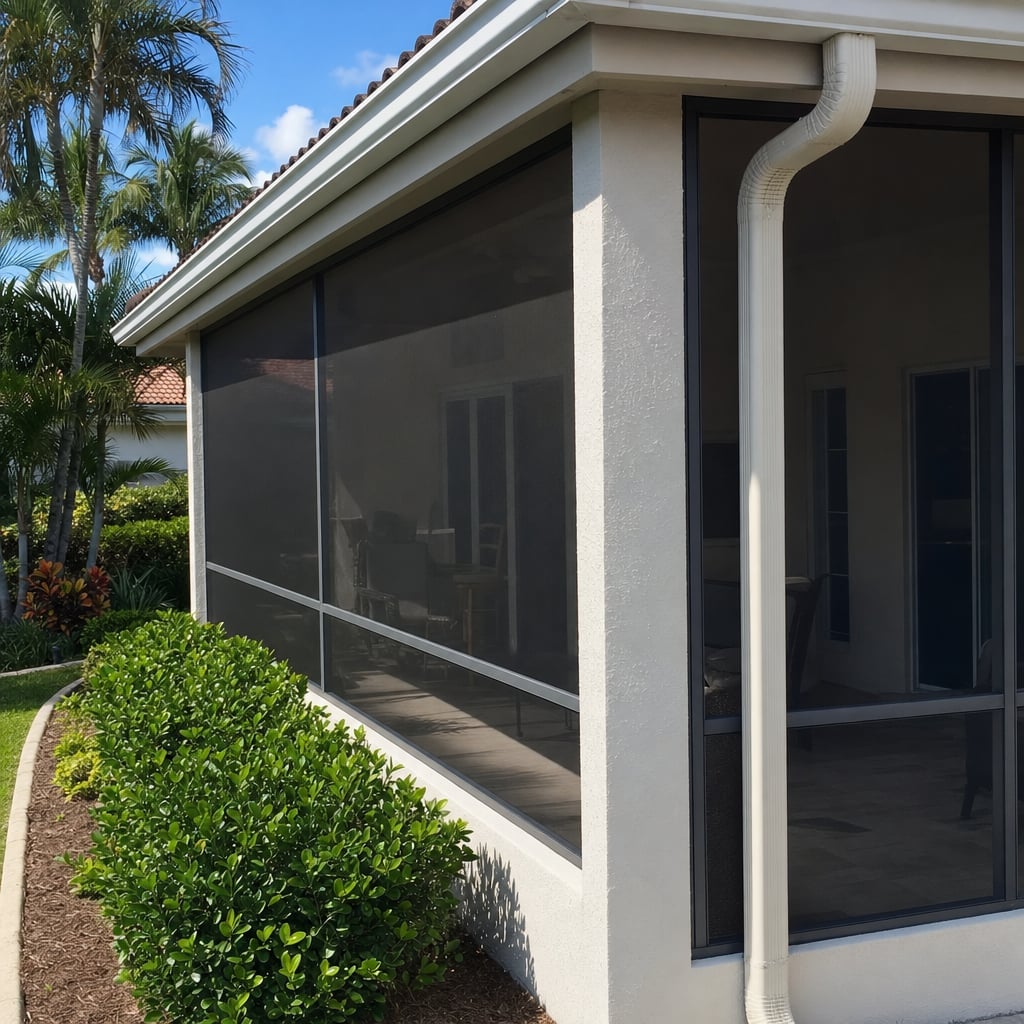 screen frame project in Palm Coast