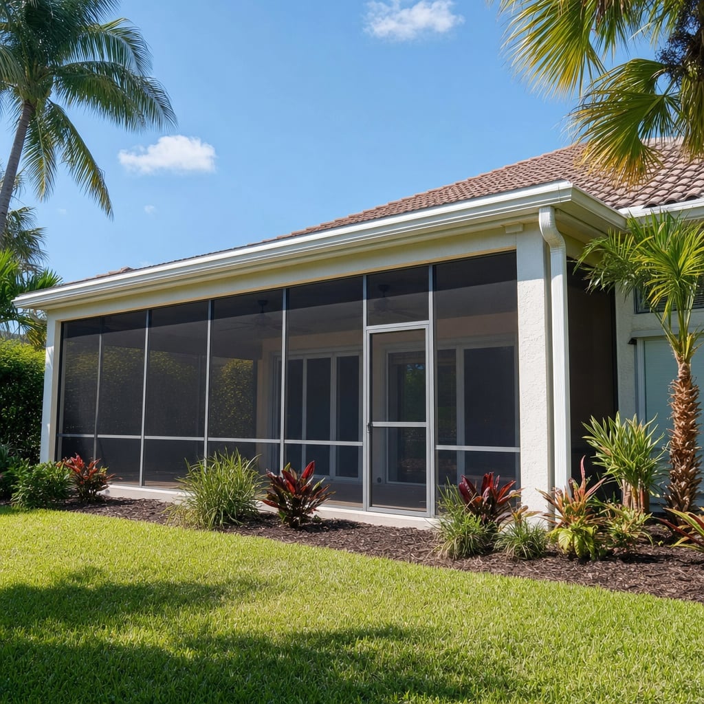screen mesh project in Palm Coast