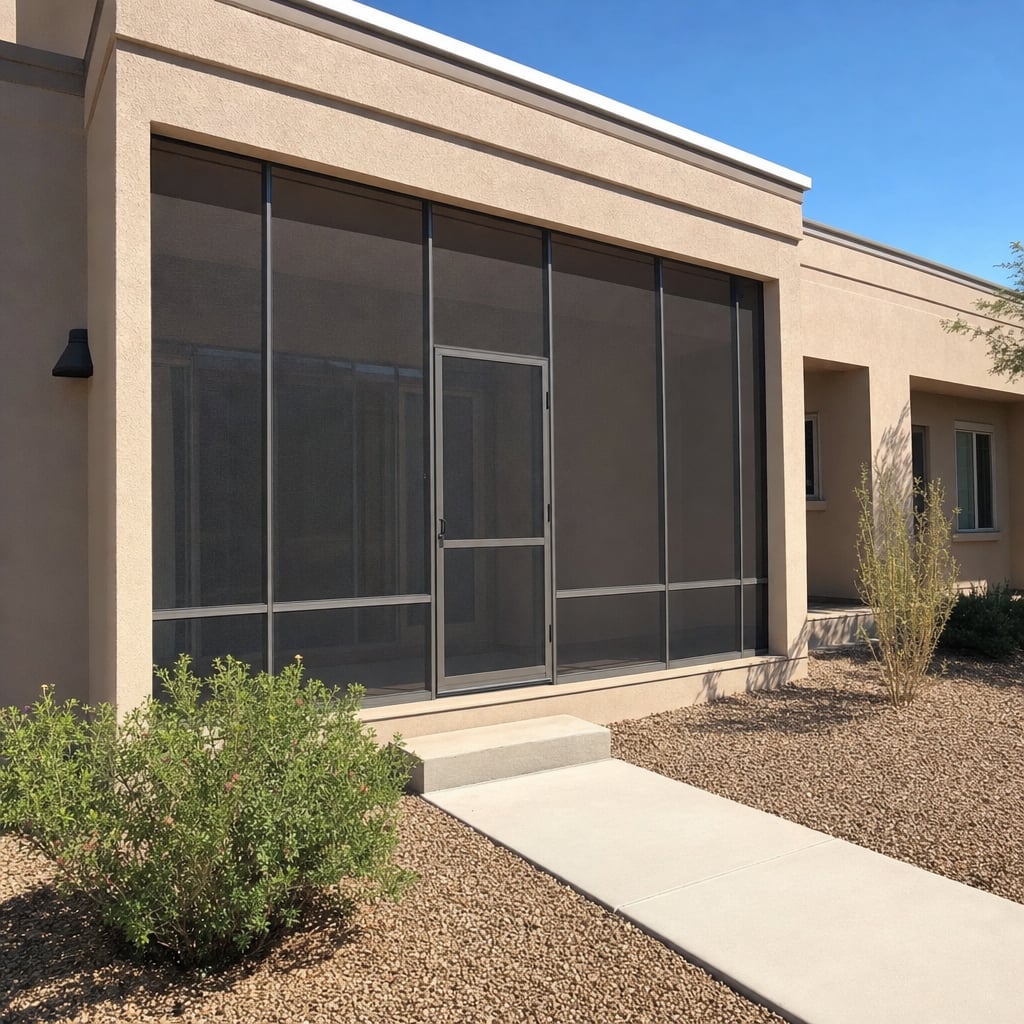 Apartment Lanai Screen Enclosures Installation & Repair