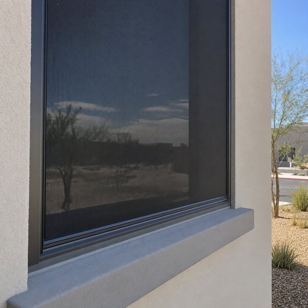 commercial window screens project in Corpus Christi
