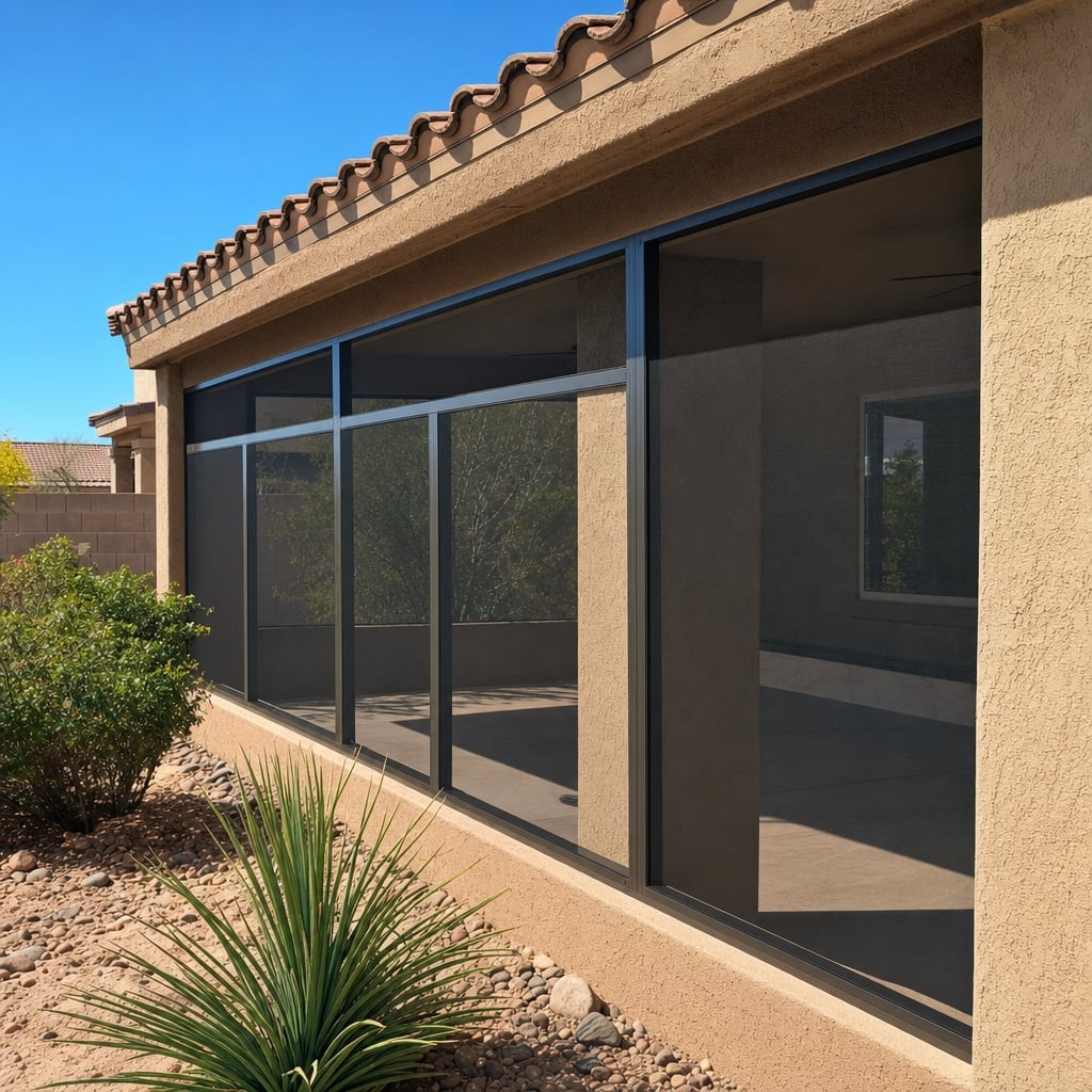 lanai screen enclosure project in Corpus Christi