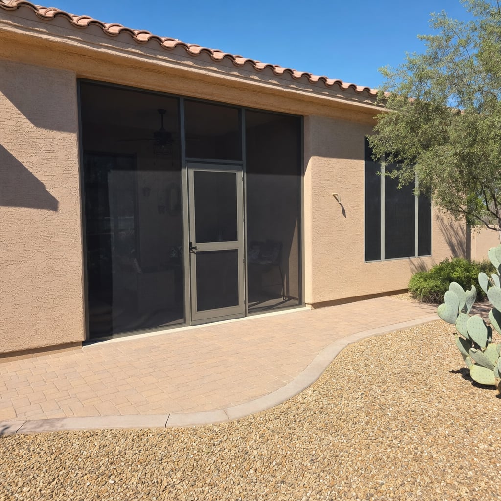 screen door project in El Paso