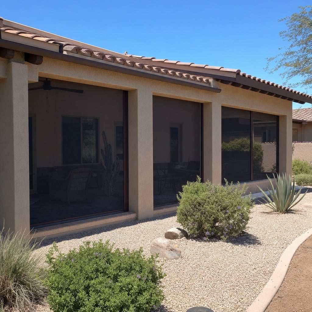 solar screen project in El Paso