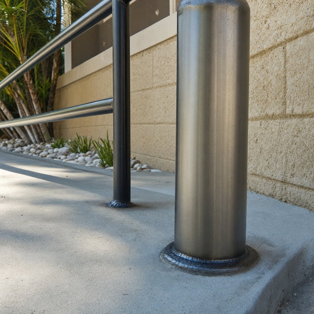 guardrail welding repair project in Orlando