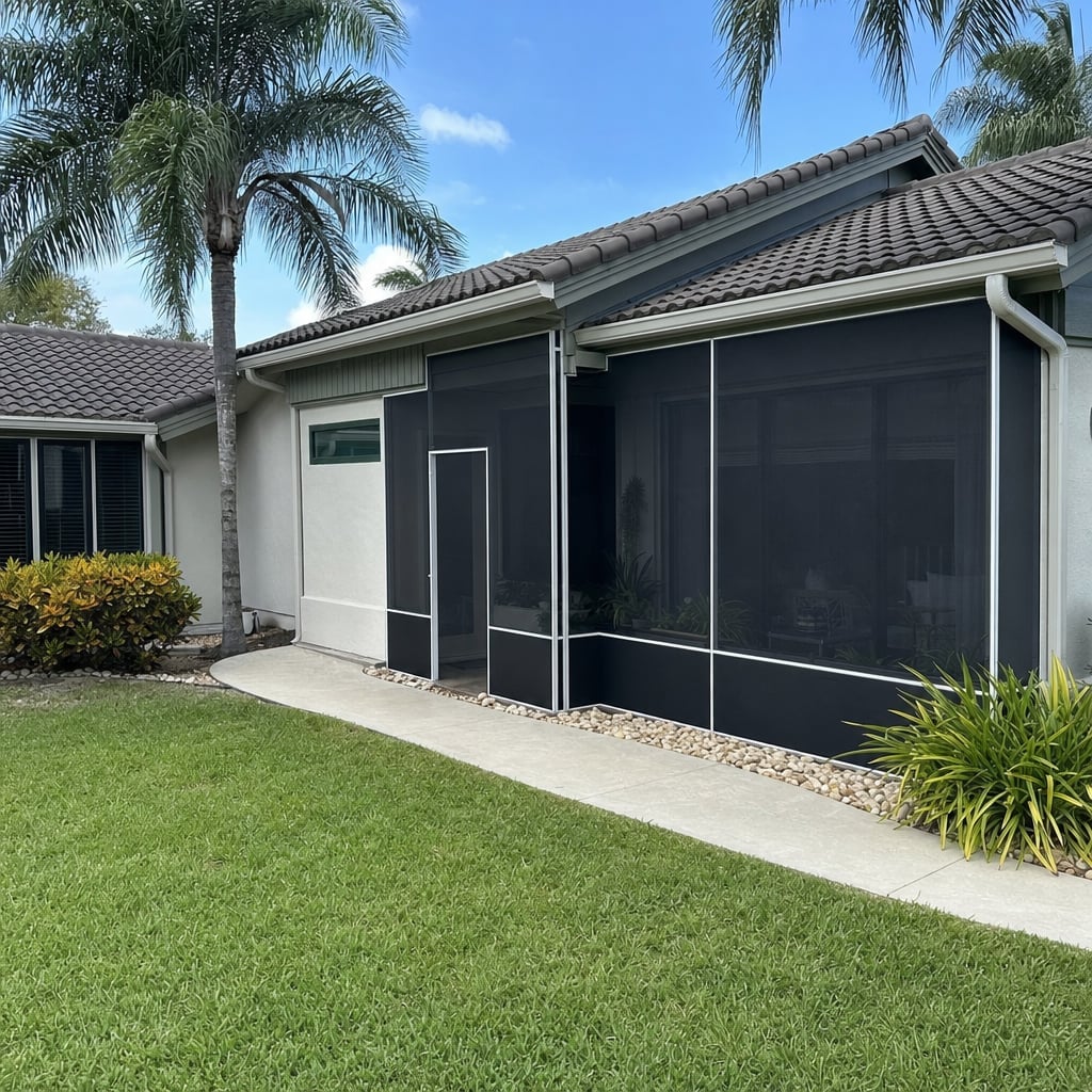 solar screen project in Palm Coast