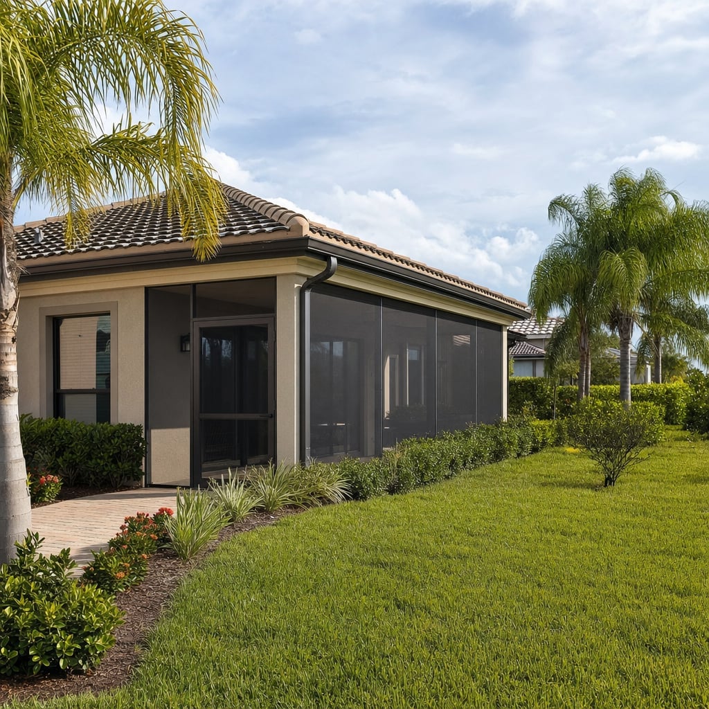 solar screen project in Palm Coast