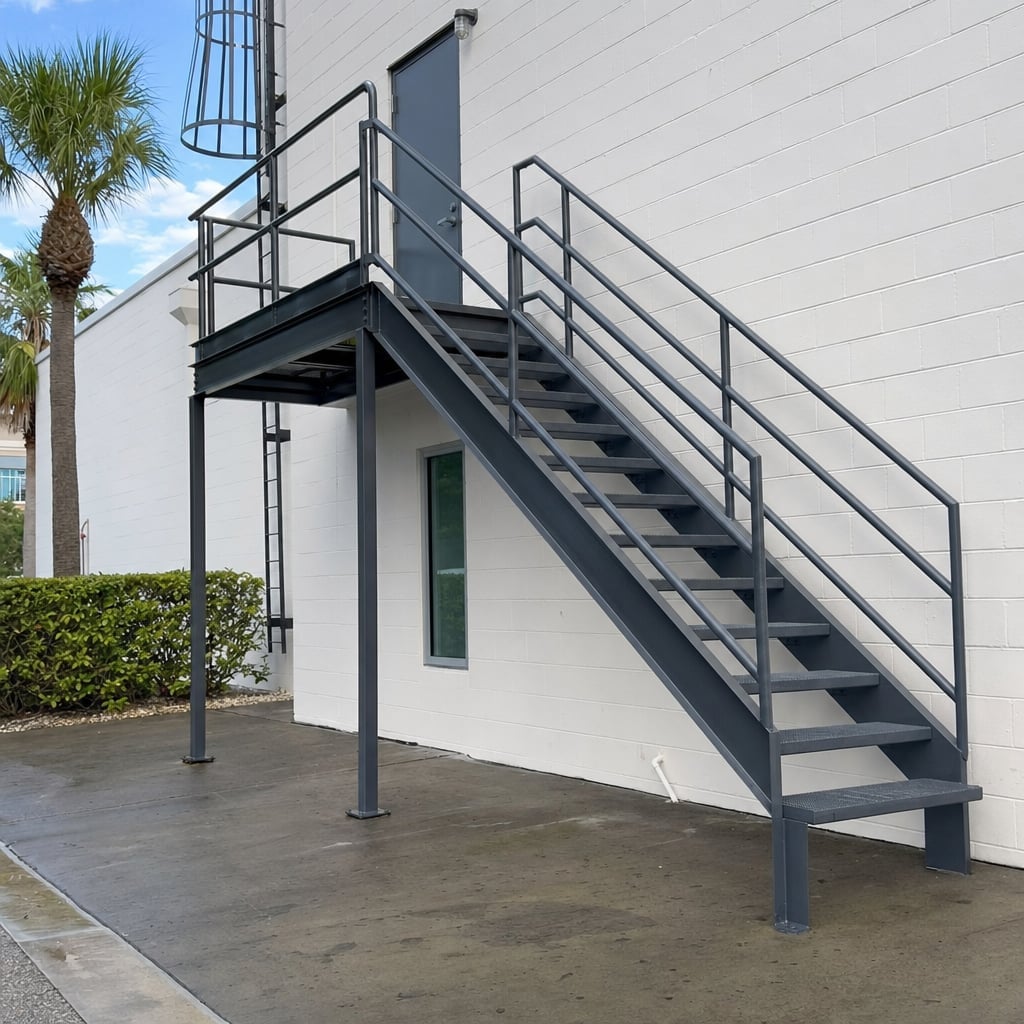Industrial Stairs, Ladders and Platforms Welding Repair