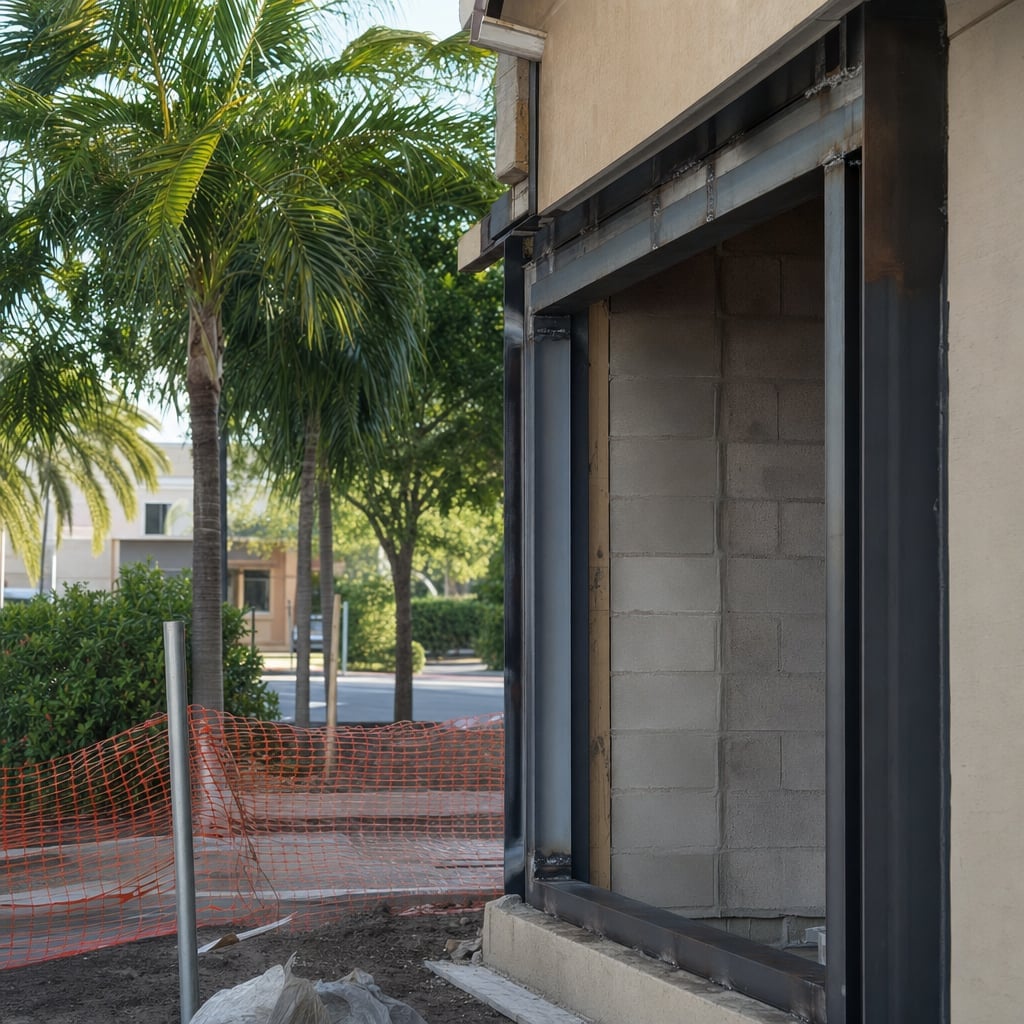 structural steel welding project in Miami