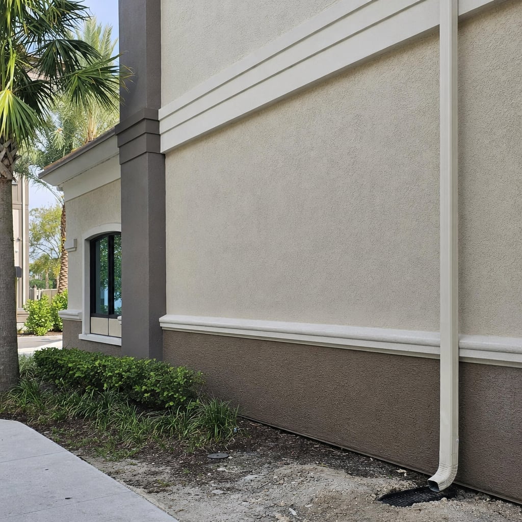 commercial stucco project in Fort Myers