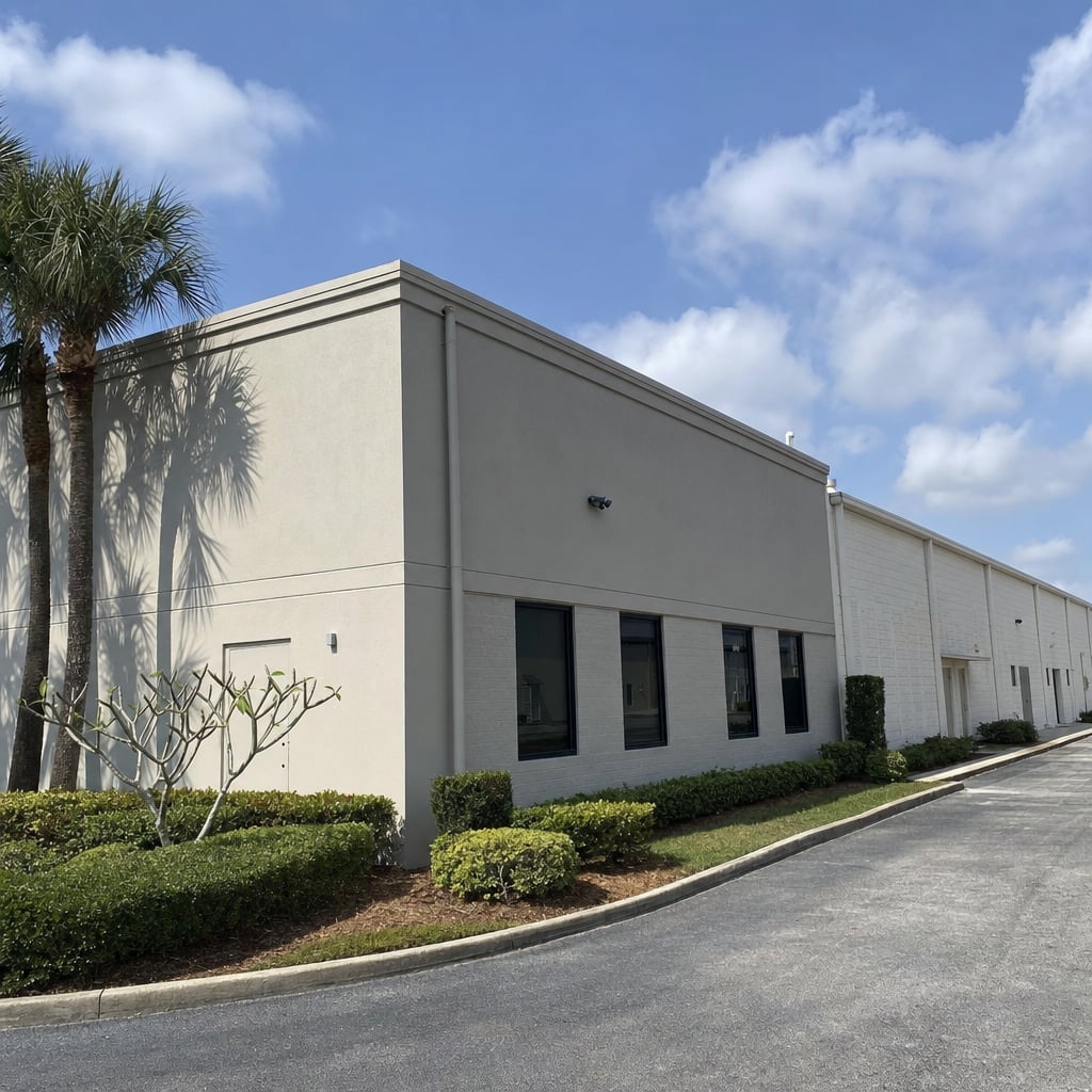 stucco waterproofing project in St. Petersburg
