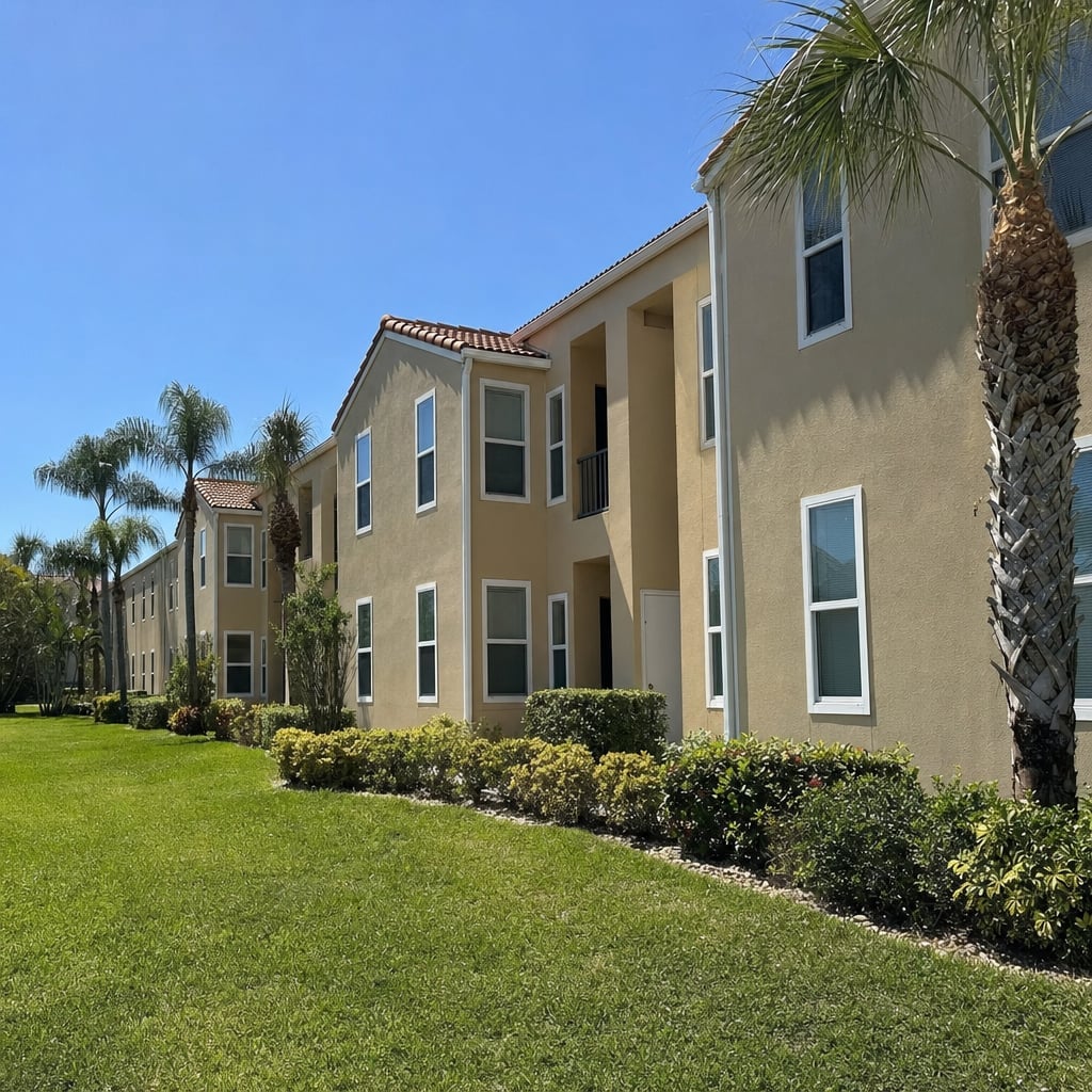 multi family stucco project in Charlotte