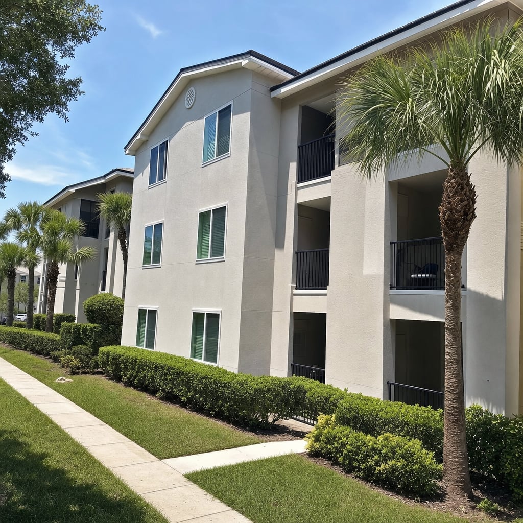 multi family stucco project in Miami