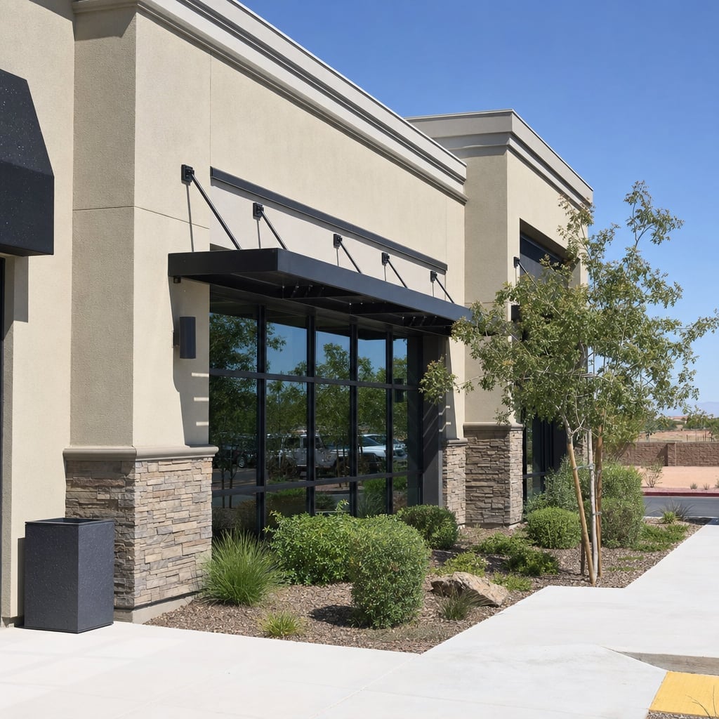 Retail Storefront Stucco Installation & Repair