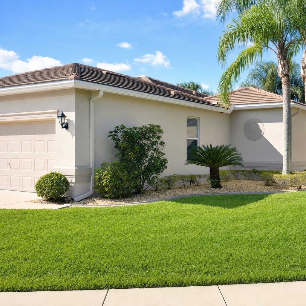 stucco crack repair project in St. Petersburg