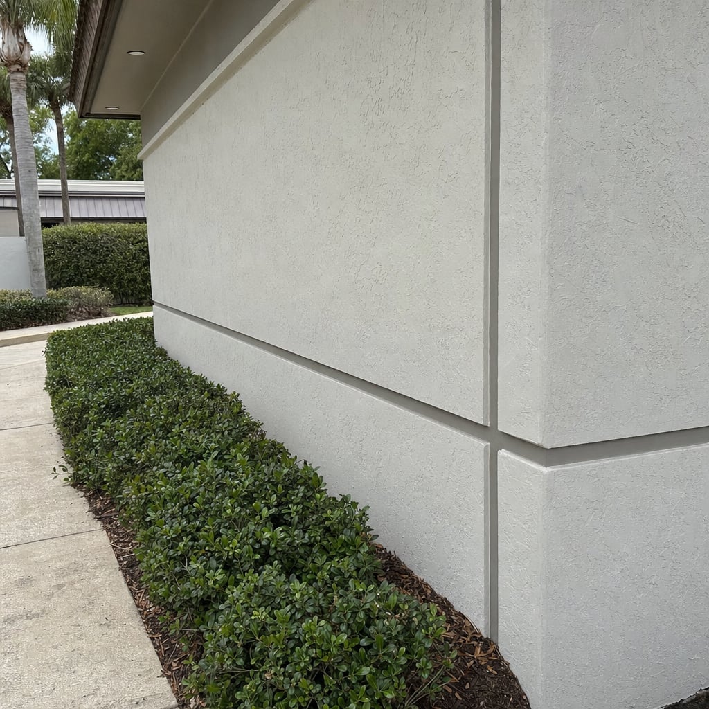 stucco expansion joint project in Fort Myers