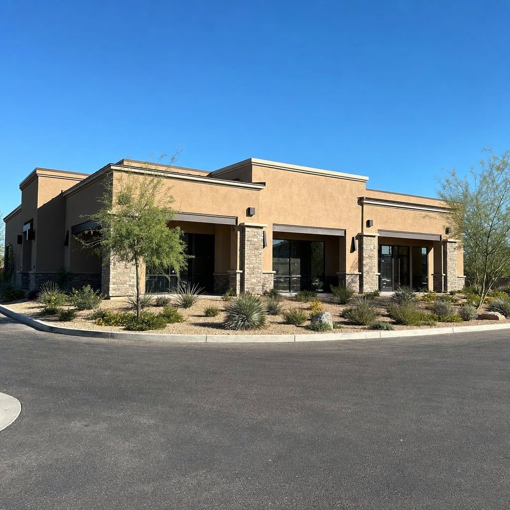stucco facade restoration project in San Jose