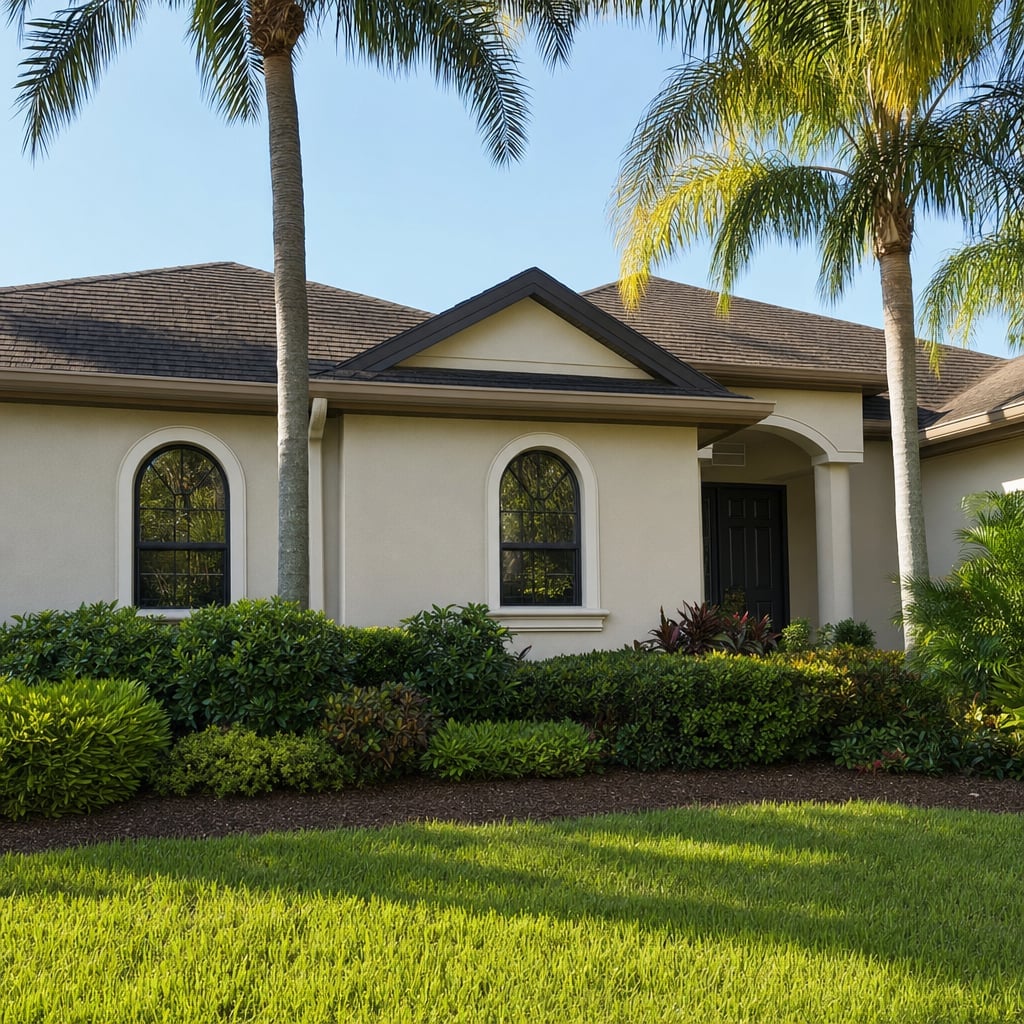 stucco patching project in Fort Myers