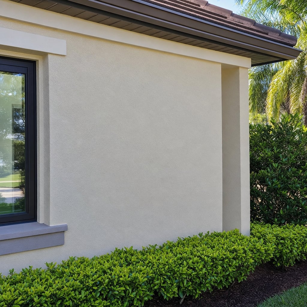 stucco patching project in Miami