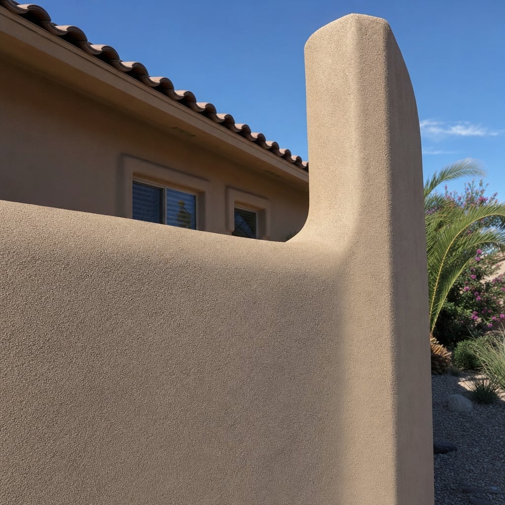 stucco patching project in Sacramento