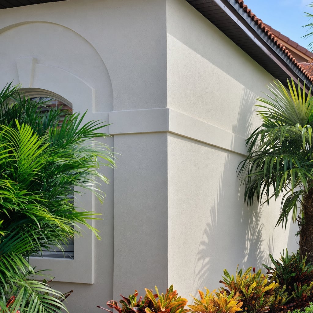 stucco resurfacing project in Charlotte