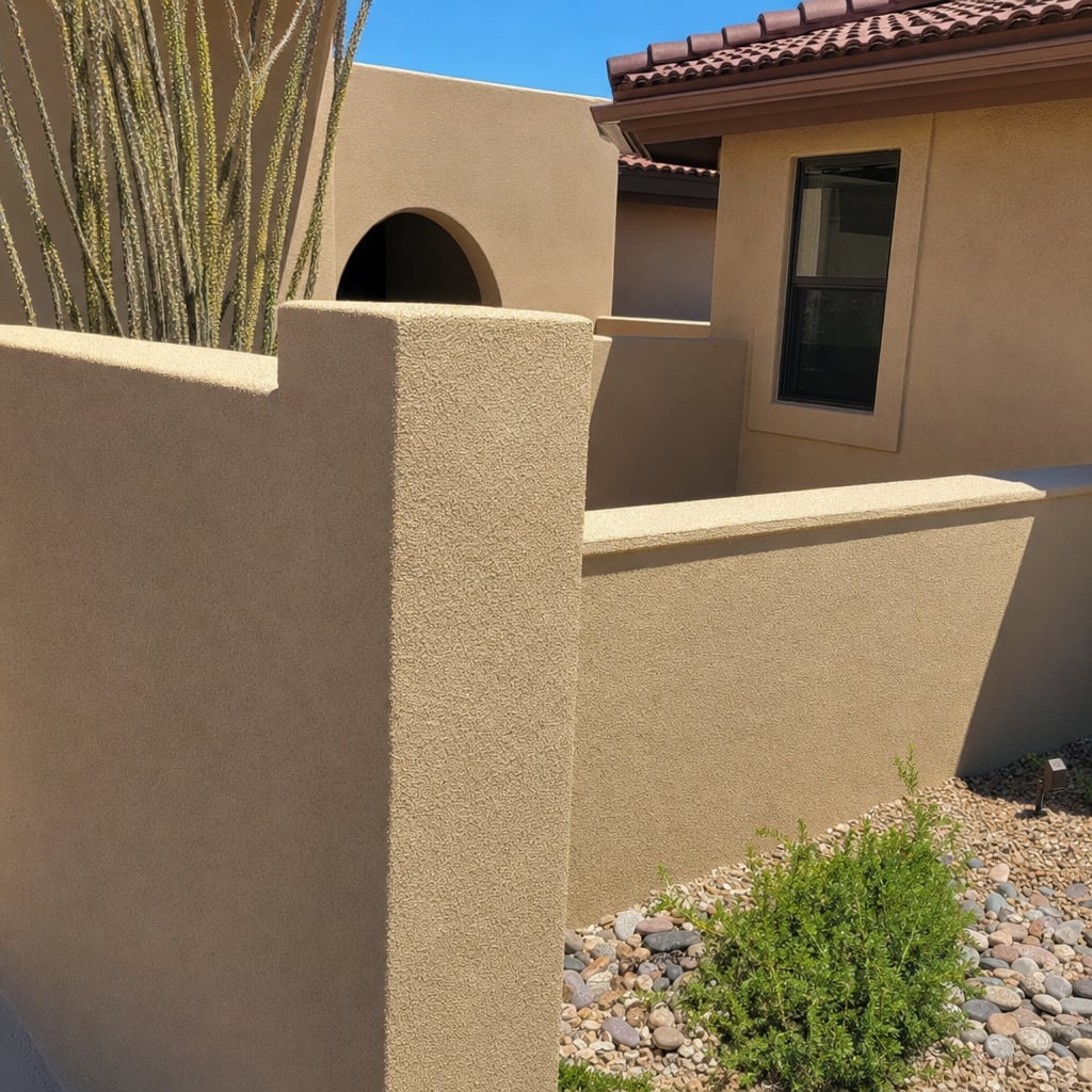stucco resurfacing project in Las Vegas