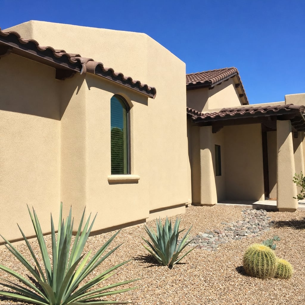 stucco resurfacing project in Sacramento