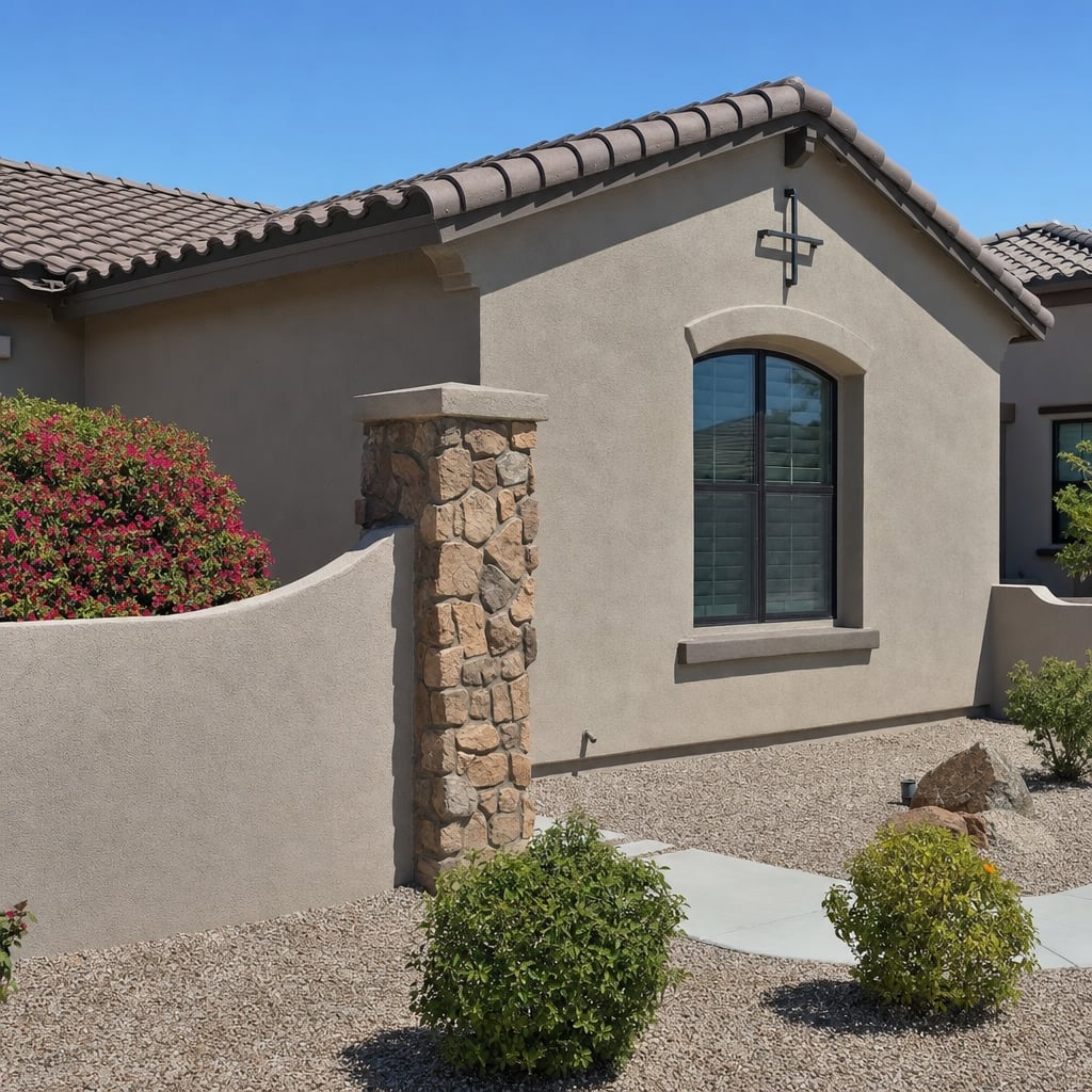 stucco siding project in Sacramento