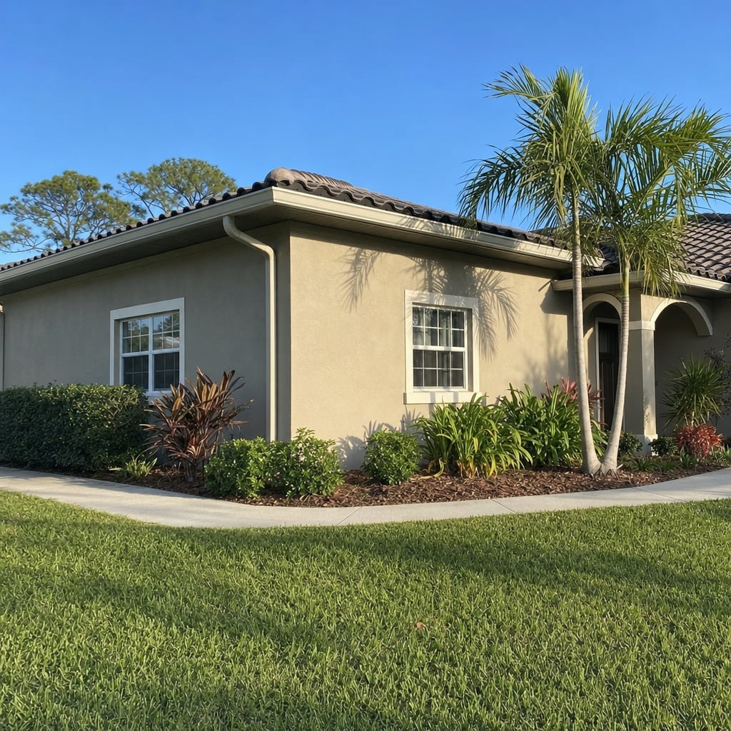 stucco siding project in Sarasota