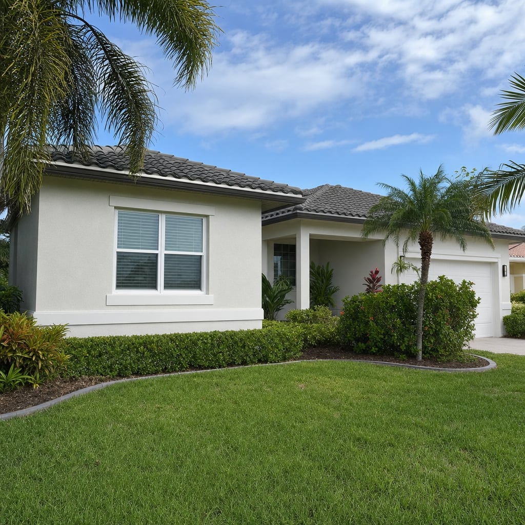 stucco siding project in Sarasota