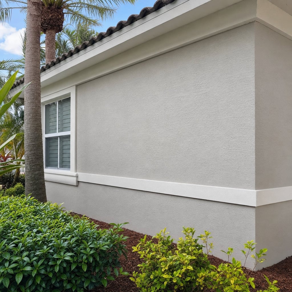stucco siding project in St. Louis